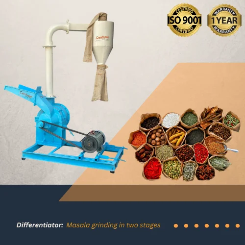 5 HP Double Stage Masala Pulverizer Machine