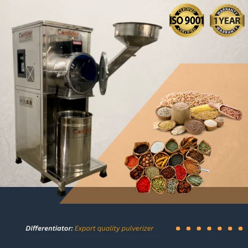 3 HP Mini Pulverizer (10 X 5 Chamber)