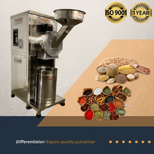 3 HP Mini Pulverizer (10 X 6 Chamber)