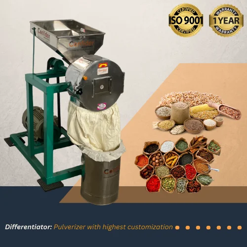 5 HP Double Stage Pulverizer For Small Business