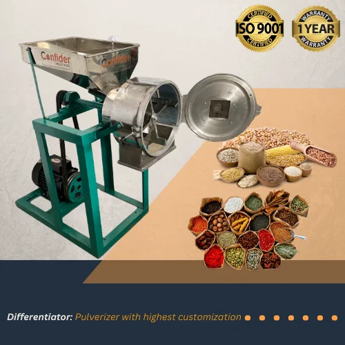 5 HP Single Stage Pulverizer For Small Business