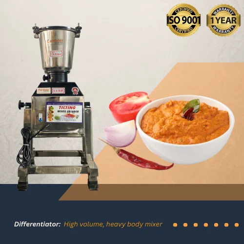 5 Ltr Heavy Mixer Grinder