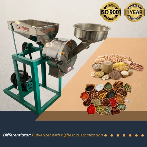 7.5 HP Double Stage With Cyclone Pulverizer For Small Business