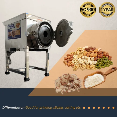 DRYFRUIT CHIPS AND POWDER MACHINE