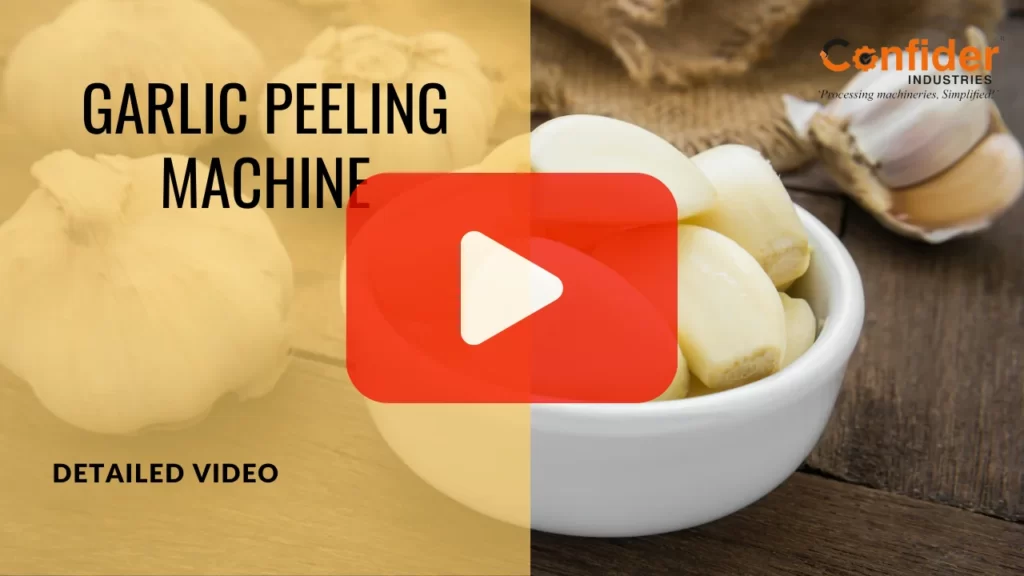 GARLIC PEELING MACHINE